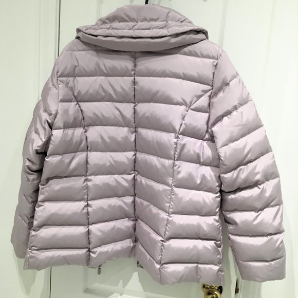 NEW Planet Puffer Lavender/Mauve Down Coat 14 L - Picture 7 of 8